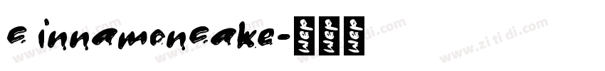 c innamoncake字体转换